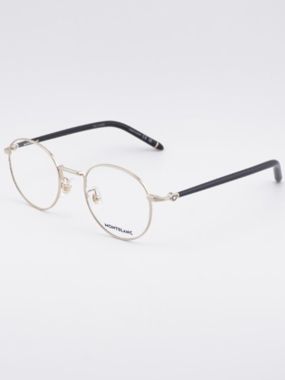 Montblanc MB0273O 001 Eyeglasses Gold 49mm Round Frame